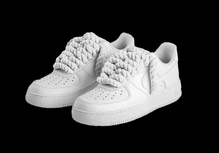 AF1 white με Rope white