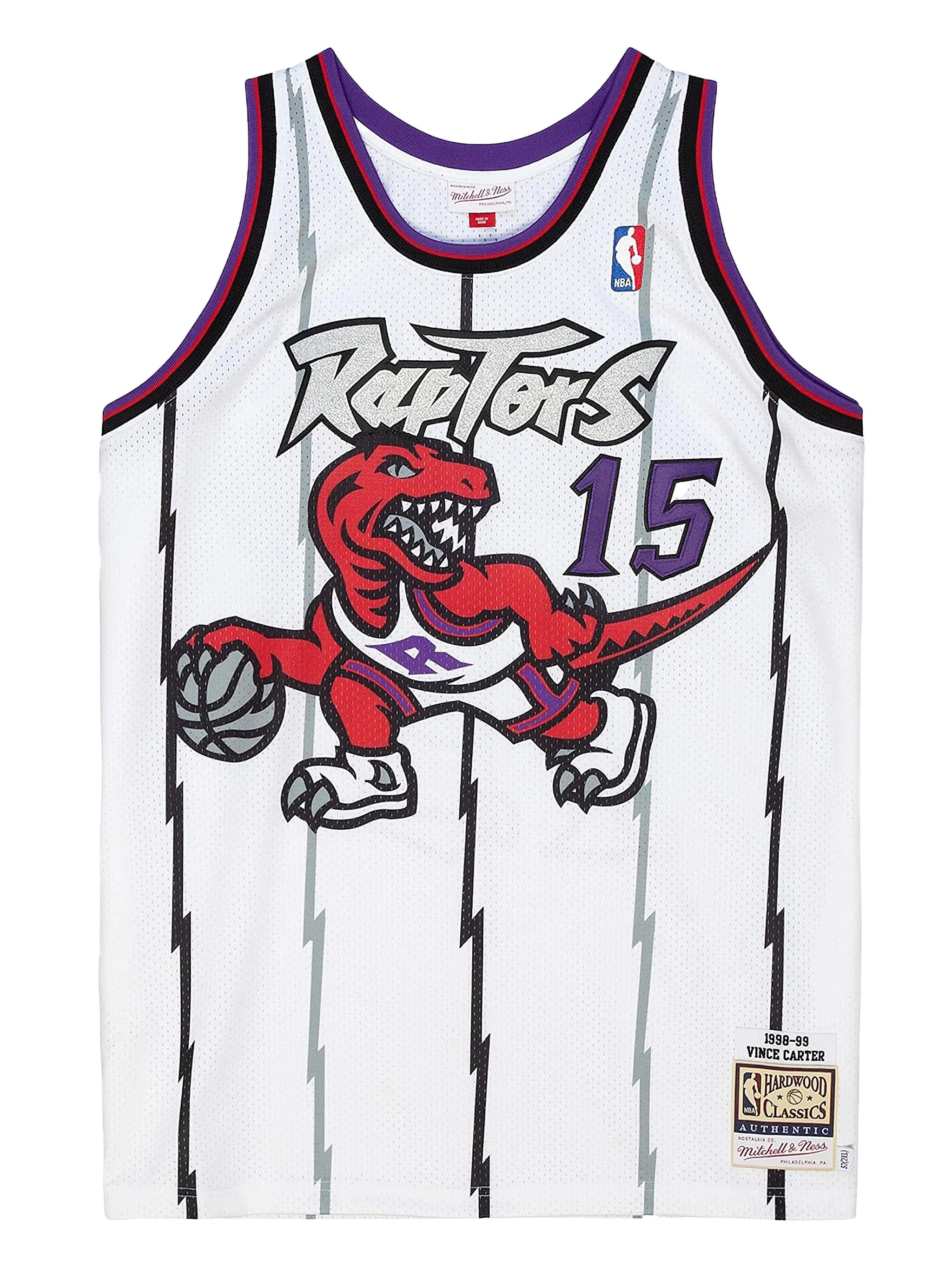 TORONTO RAPTORS VINCE CARTER 1998 WHITE